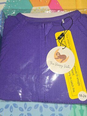 18/24 ribbed zippy the sleepy sloth